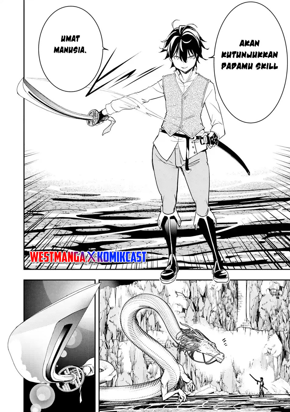 Rakudai Kenja Gakuin no Musou ~ Nidome no Tensei, S Rank Cheat Majutsushi Boukenroku Chapter 13.5 Bahasa Indonesia